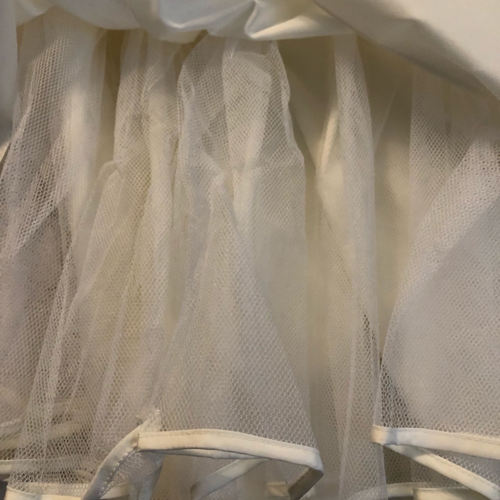 🎉🎉Host Pick!🎉🎉Flower Girl Tevolio Ivory Roses Tulle Dress - Picture 10 of 16